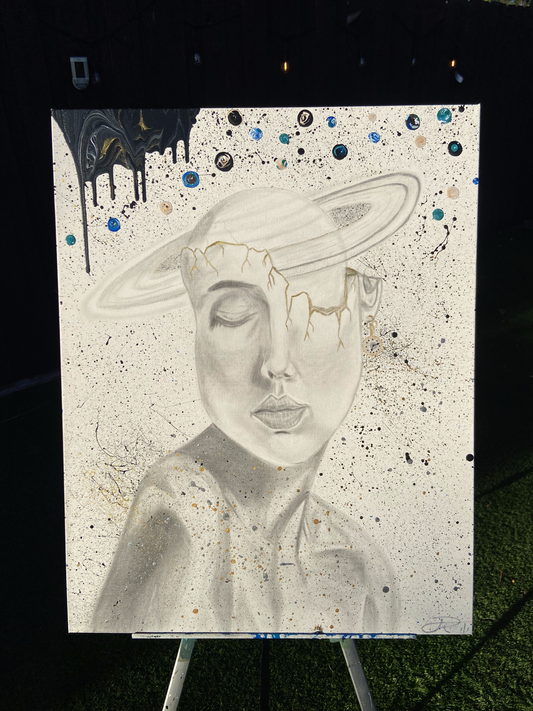 "Celestial Soul" - 22" x 28"