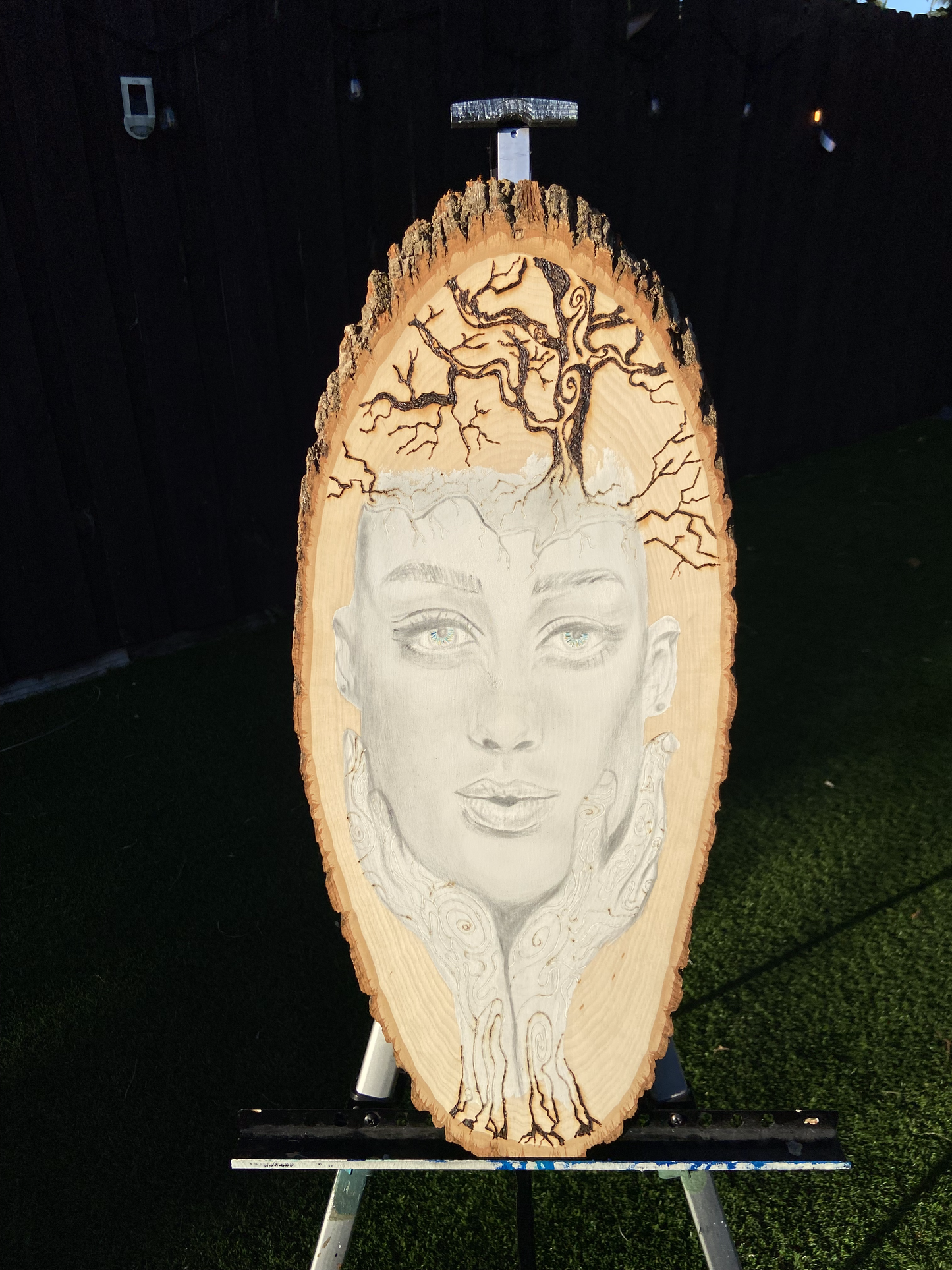 "One with Nature" - 11" x 25"