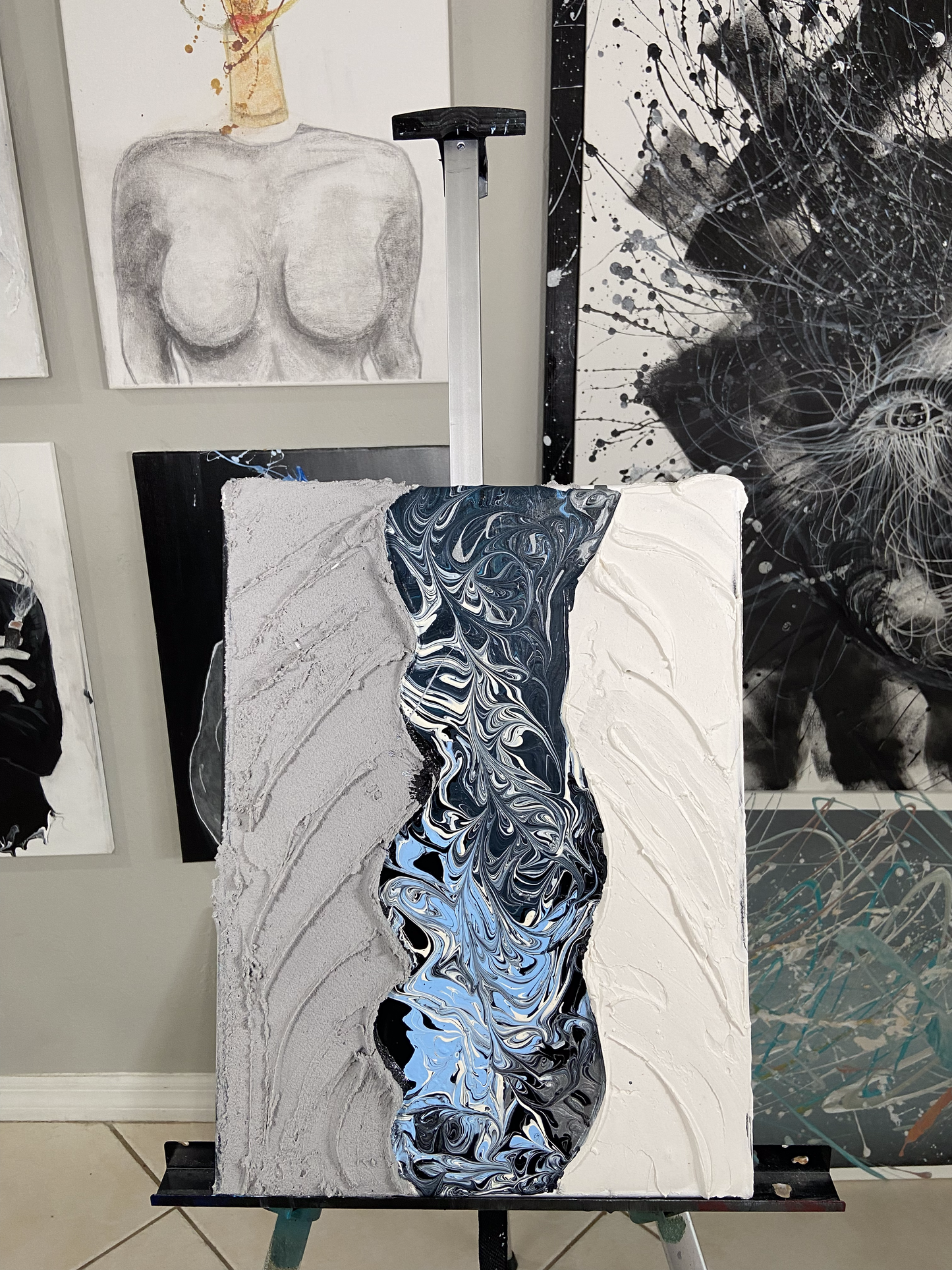 "Entangled #2" - 12" x 16"