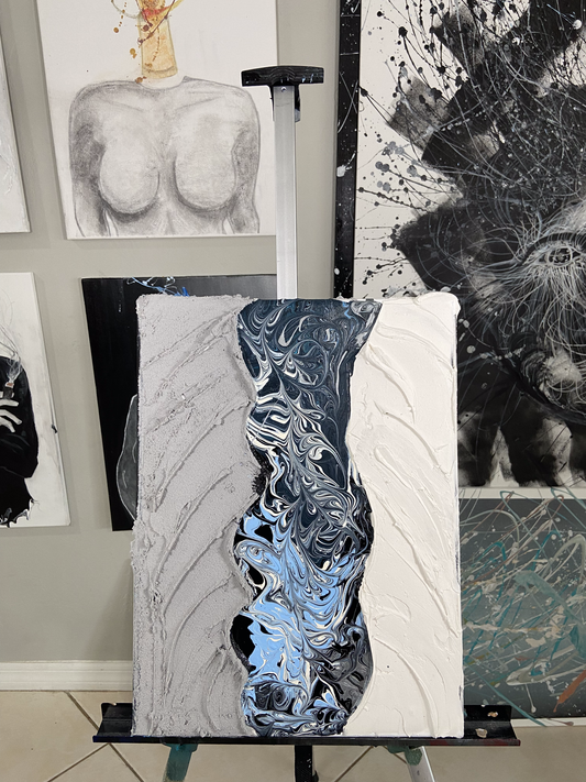 "Entangled #2" - 12" x 16"