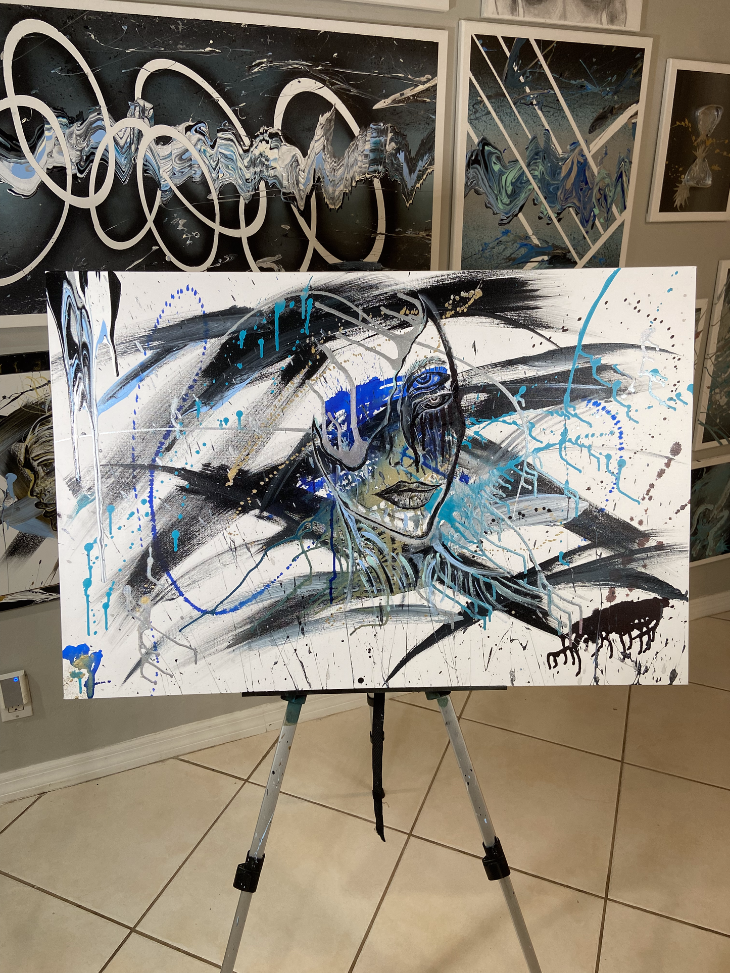 "Doubled Sighted" - 36" x 24"