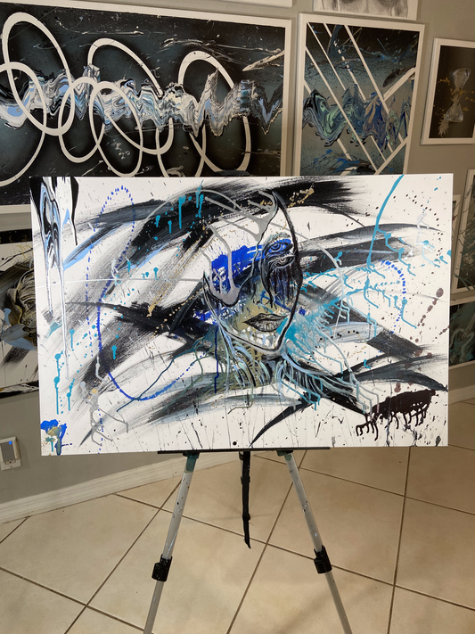 "Doubled Sighted" - 36" x 24"