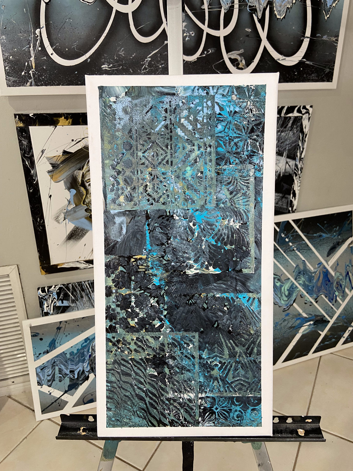 "Here" - 10" x 20"