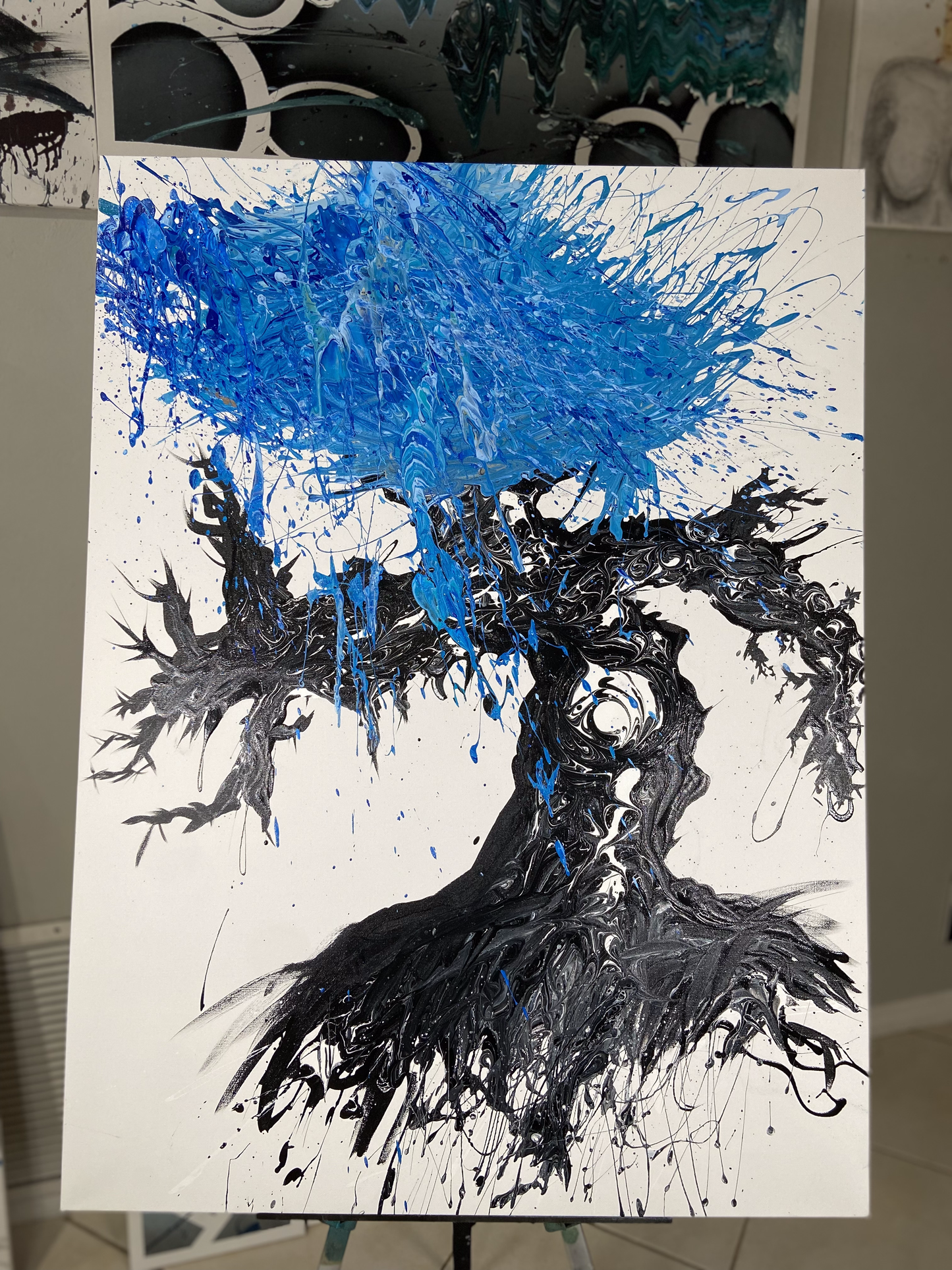 "The Whomping Willow" - 30" x 40"