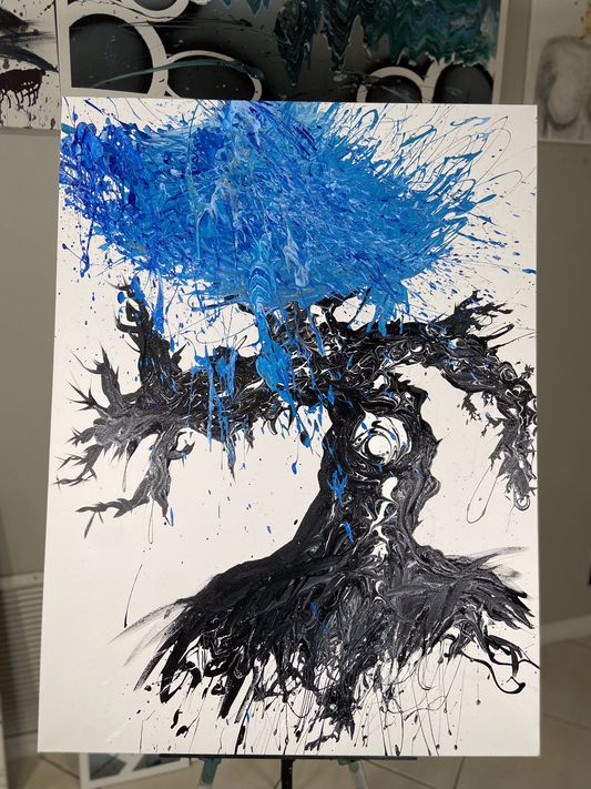 "The Whomping Willow" - 30" x 40"